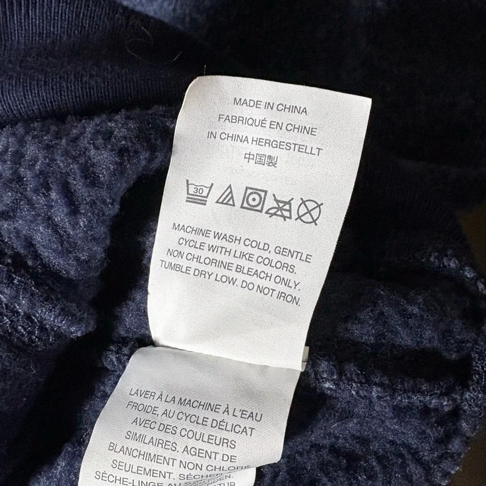 J. Crew Men's Navy 1/2 Zip-Up Sweater Size S